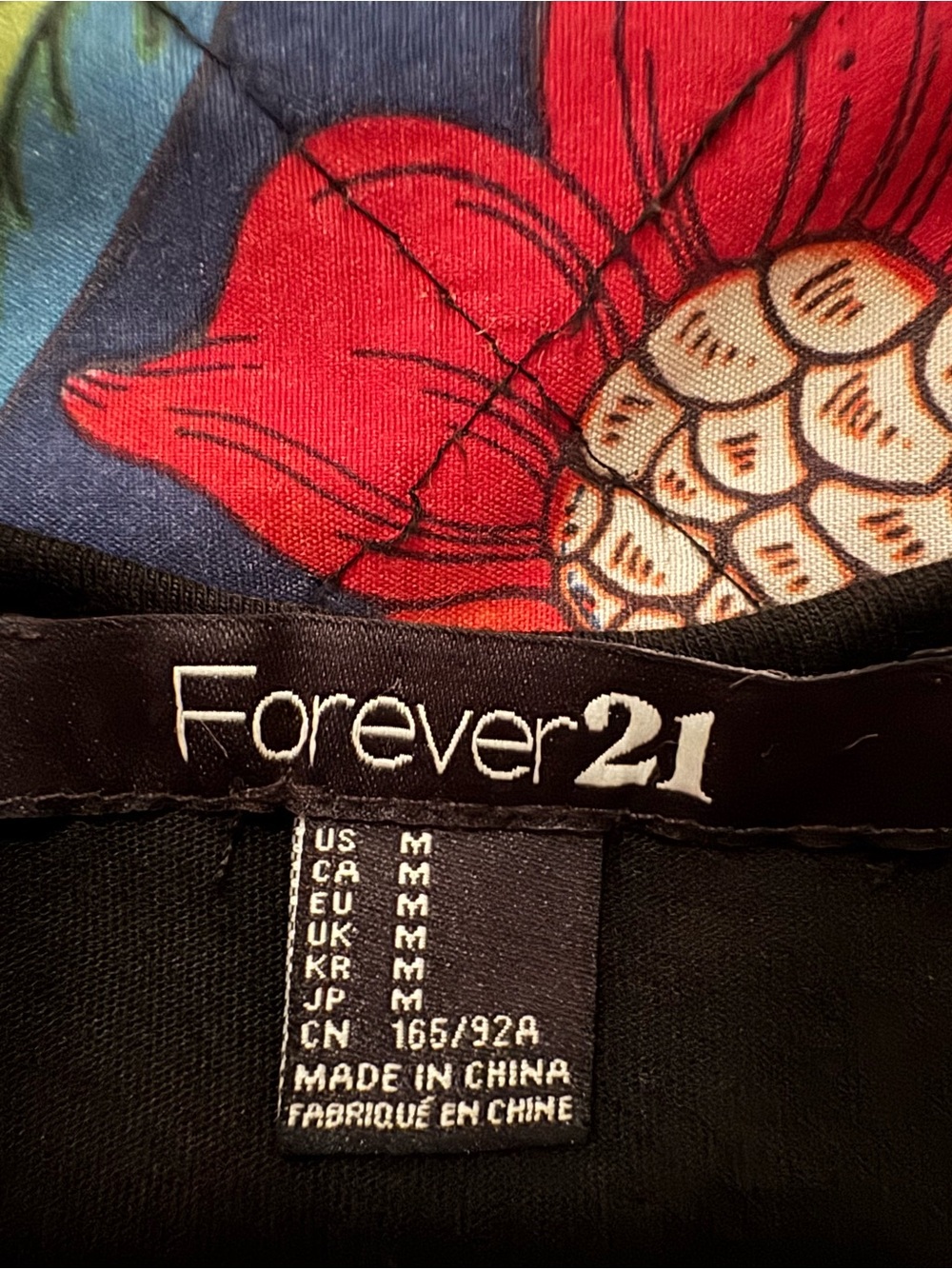 Forever 21 Red & Blue Floral Jacket